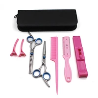 SKUSHOPS Hair Cutting Scissors Shears Hairdressing Salon Professional Barber 8pcs Pack Set