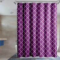 Bargain Hunters Water-Proof Printed Peva Shower Curtain
