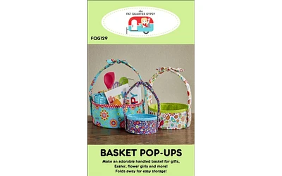The Fat Quarter Gypsy Basket Pop-Ups Ptrn