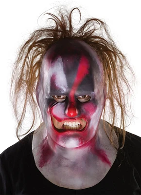 The Costume Center Brown and Red Slipknot Clown Men Halloween Mask Costume Accessory - One Size