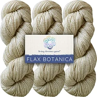 Living Dreams Flax Botanica DK Yarn. Elegant Merino Linen Silk. Cruelty Free & Responsibly Sourced. Pacific Northwest Handmade