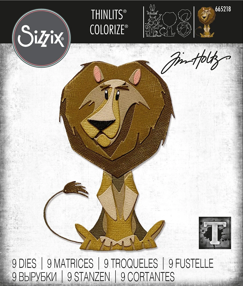 Sizzix Thinlits Dies By Tim Holtz 9/Pkg-Harrison Colorize