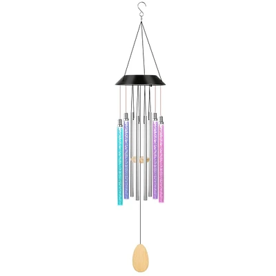 SKUSHOPS Solar Wind Chime Lights 7 Color Changing Decorative Lamp IP65 Waterproof Hanging String Lights