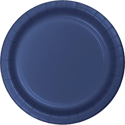 Party Central Club Pack of 240 Navy Blue Disposable Paper Party Lunch Plates 7"