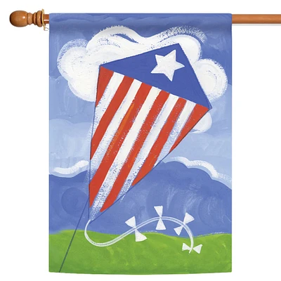 Toland Home Garden Patriotic Kite Outdoor House Flag 40" x 28"