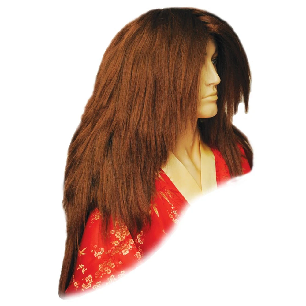 The Costume Center Red Unisex Adult Halloween Kabuki Wig Costume Accessory