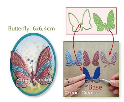 Leane Creatief Leabilities Patch Die - Butterfly