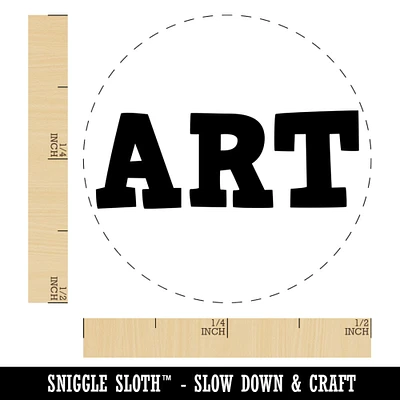 Art Fun Text Self-Inking Rubber Stamp for Stamping Crafting Planners