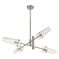 Elk Showroom Valante 49 Wide 4-Light Chandelier - Satin Nickel