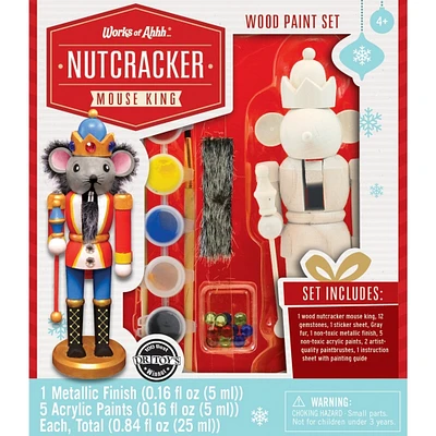 MasterPieces Nutcracker Mouse King Wood Paint Set