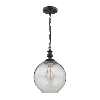 Elk Showroom Bergen 10 Wide 1-Light Mini Pendant - Matte Black