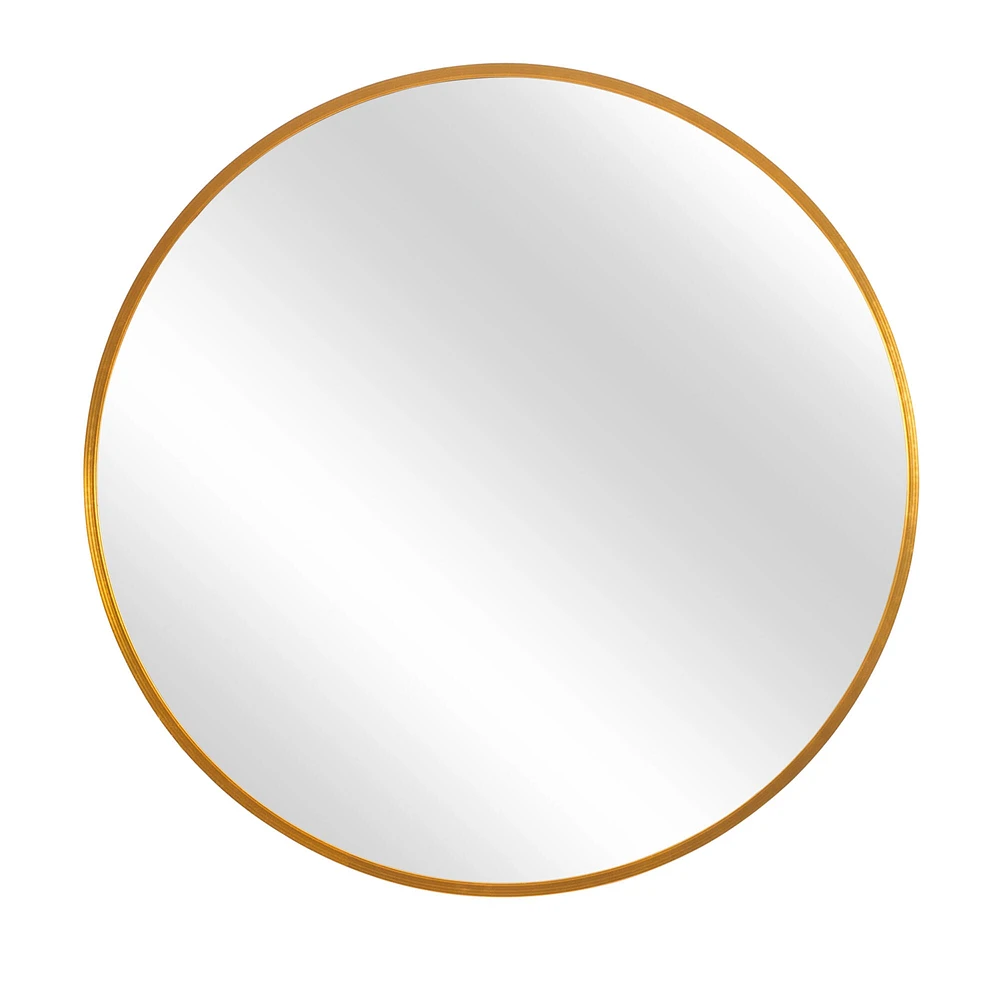 Round Mirror Circle Mirror Aluminum Alloy Frame Wall Mirror Vanity Decorative Mirrors