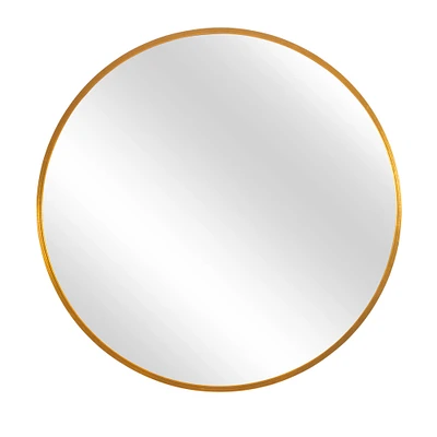 Round Mirror Circle Mirror Aluminum Alloy Frame Wall Mirror Vanity Decorative Mirrors
