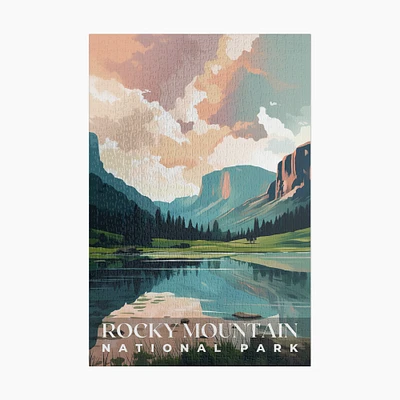 Rocky Mountain National Park Jigsaw Puzzle, Family Game