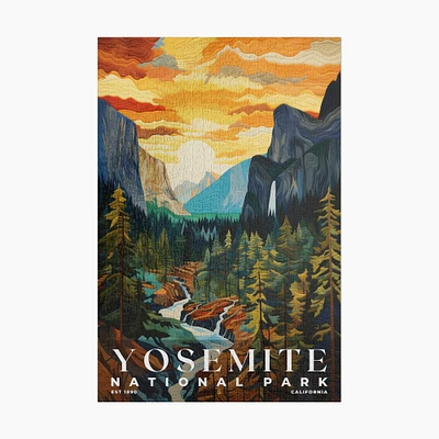 Yosemite National Park Jigsaw Puzzle, Family Game