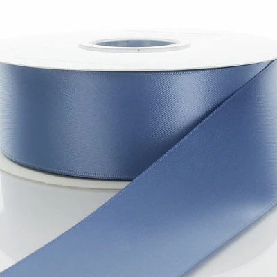 3" Double Faced Satin Ribbon 363 Antique Blue 100yd
