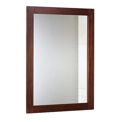 Modern Rectangle Wall-Mounted Bathroom Makeup Mirror with Frame