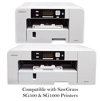 Sawgrass SG500 or SG1000 Black SubliJet UHD Sublimation Inkjet Cartridges for Dye Sublimation