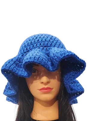Crochet Wavy Brim Bucket Hat - Spring Fashion Summer Sun Hat - ALL COLORS AVAILABLE!!!