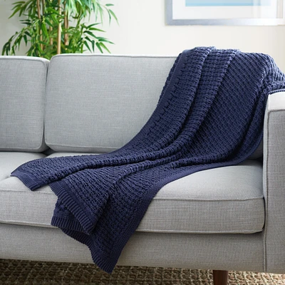 Safavieh   Larza Throw Blanket Indigo