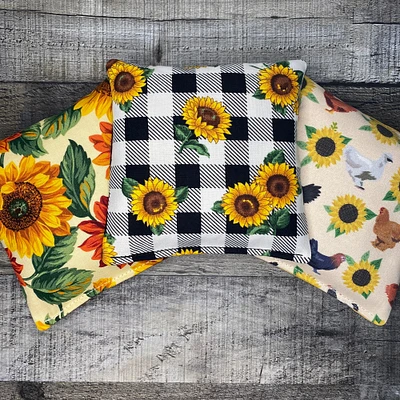Sunflower Cornhole Bags