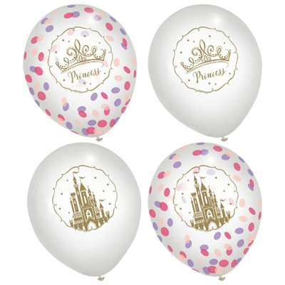 Disney Princess Assorted Latex Confetti Balloons