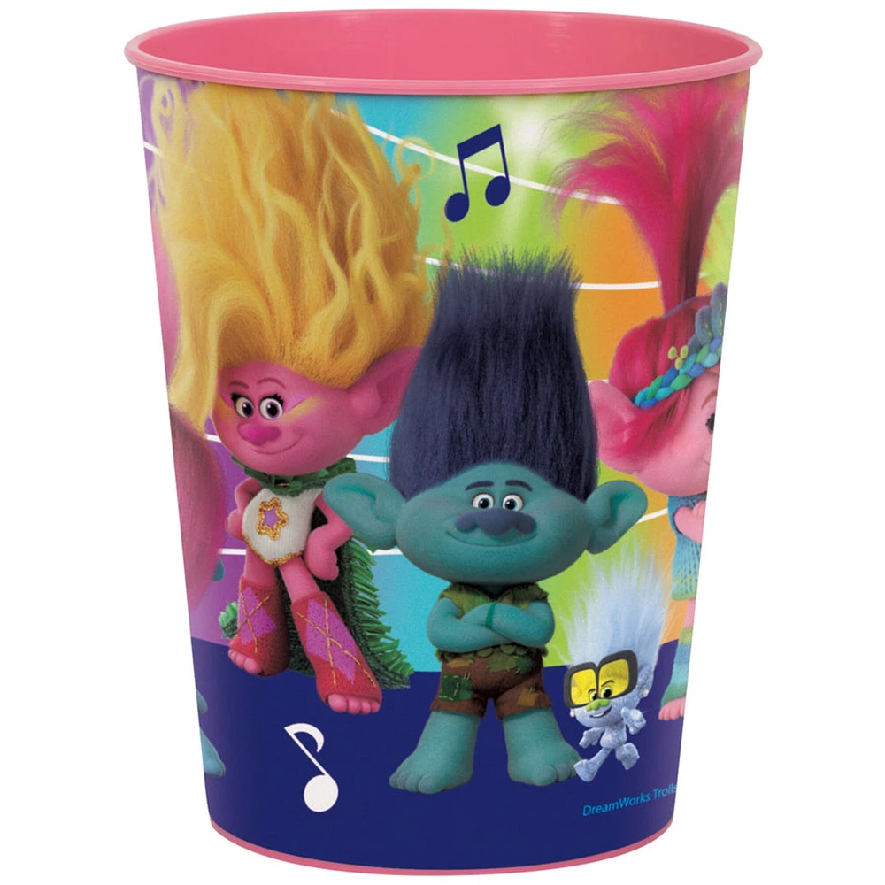 Trolls Plastic 16oz Stadium Cup, 1ct