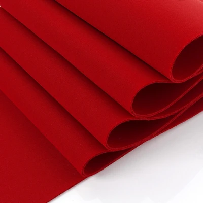 Solid Scuba Fabric Red 6" Strip