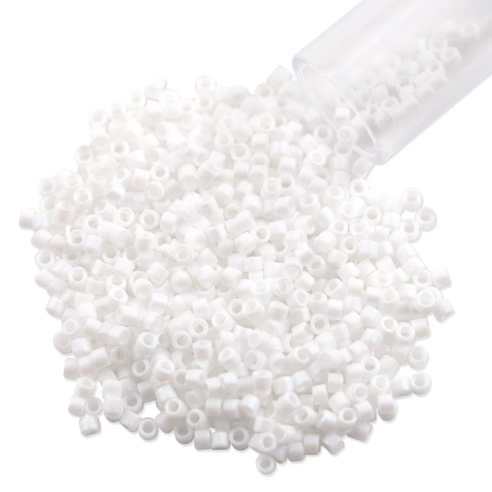 Miyuki Delica Seed Bead 11/0 Matte Chalk White