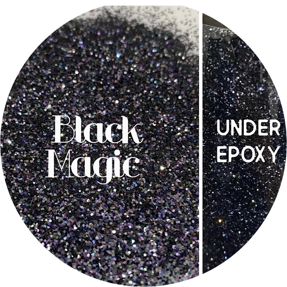 Polyester Glitter - Black Magic by Glitter Heart Co.™