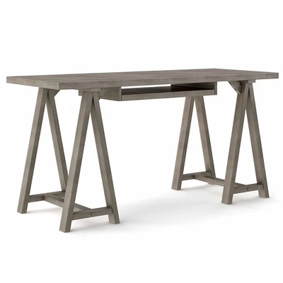 Simpli Home Sawhorse Wide Desk