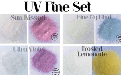 Glitter UV Fine Set by Glitter Heart Co.™
