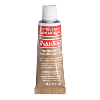 AMACO Rub 'n Buff Wax Metallic Finish, 0.5-Fluid Ounce