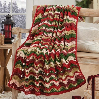 Herrschners  Very Merry Afghan Crochet Kit