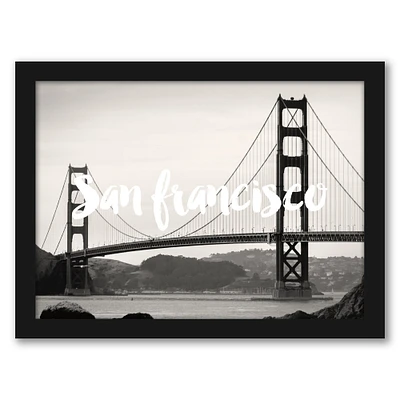 San Francisco Golden Gate White by Amy Brinkman Frame  - Americanflat