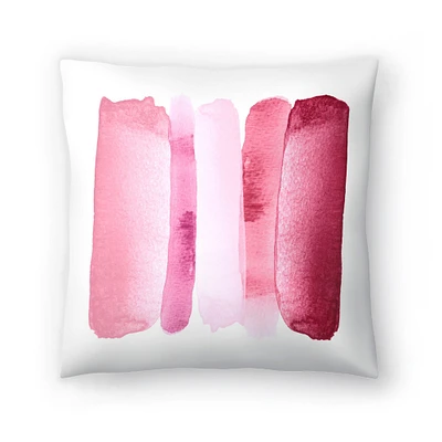 Rise Above Modern Pink by Amy Brinkman Americanflat Decorative Pillow