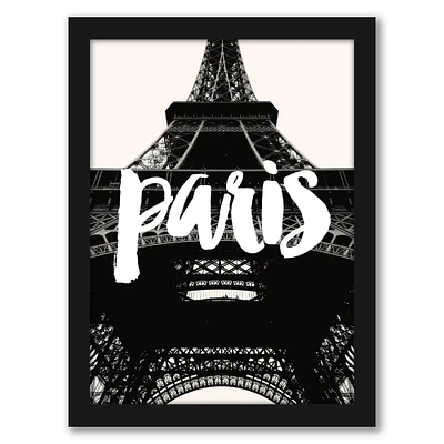 Paris Eiffel Tower Black White by Amy Brinkman Frame  - Americanflat