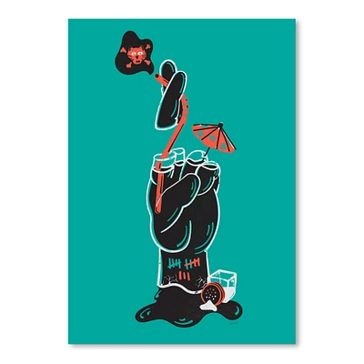 When Good Luck Goes Bad by Ndtank  Poster Art Print - Americanflat