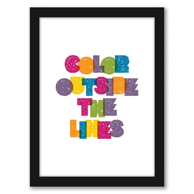 Color Outside The Lines by Motivated Type Frame  - Americanflat