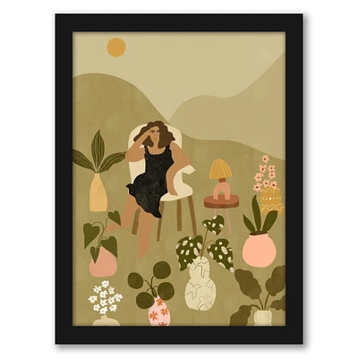 Surrounded With Plants by Alja Horvat Black Framed Print - Americanflat