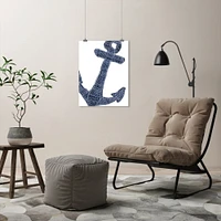 Blue Anchor Wall Art by Jetty Home  - Americanflat