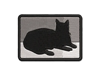 Lazy Cat Multi-Color Embroidered Iron-On Patch Applique