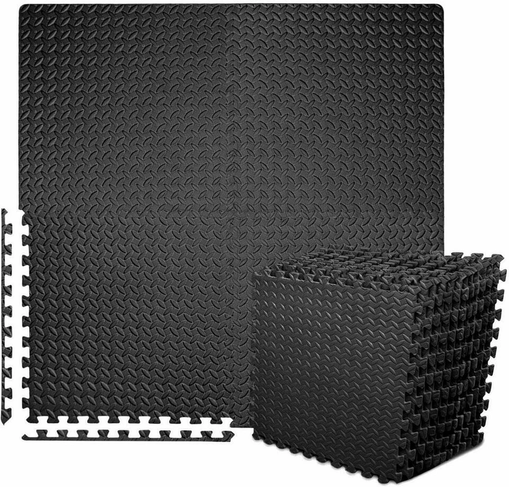 60cm Thick Gym Flooring Interlocking Floor Mats Eva Soft Foam Mat Yoga Tiles x12