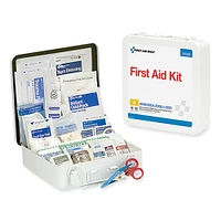 First Aid Only ANSI 2021 Type III First Aid Kit for 50 People, 184 Pieces, Metal Case