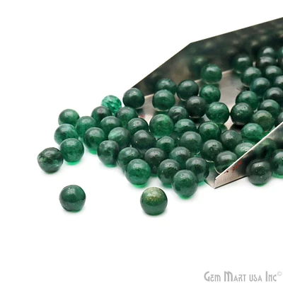 Gemstone Drilled Round Beads, 7mm Natural Gem Beads, DIY Bracelet Jewelry, 10 pc Lot, GemMartUSA (60107)