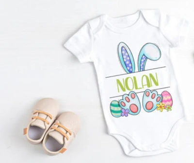 Personalized Kid's Easter Bunny Shirt