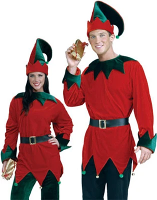 Unisex Santa's Helper Elf Economy Christmas Costume