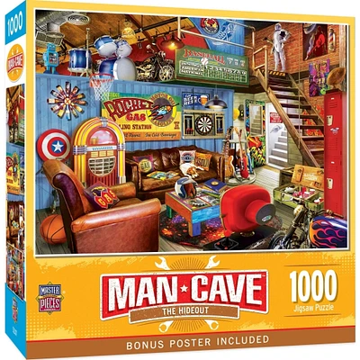 MasterPieces Man Cave - The Hideout 1000 Piece Puzzle