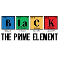 BLACK The Prime Element - Black History DTF Transfer - Direct-to-Film