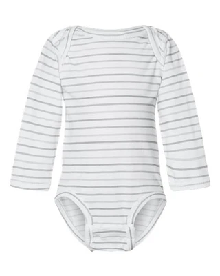 Rabbit Skins - Infant Fine Jersey Long Sleeve Bodysuit | 4.5 Oz./yd², 100% Combed Ring-Spun Cotton Jersey | Indulge Your Little One in Snug Charm with This Jersey Long Sleeve Bodysuit, Blending Comfort and Cuteness Effortlessly